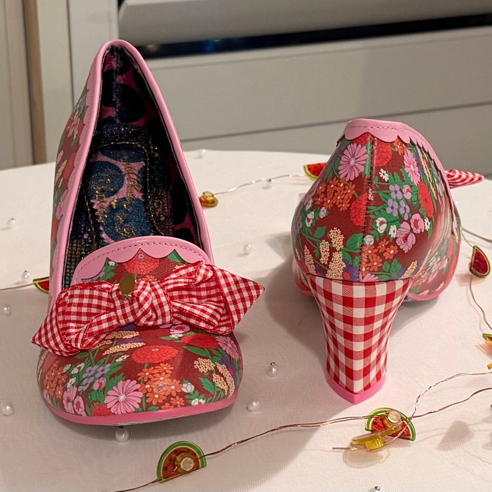 Sold Out Rare HTF Retired Irregular Choice Kanjanka Statement Heels, size 8/39 - Picture 8 of 17